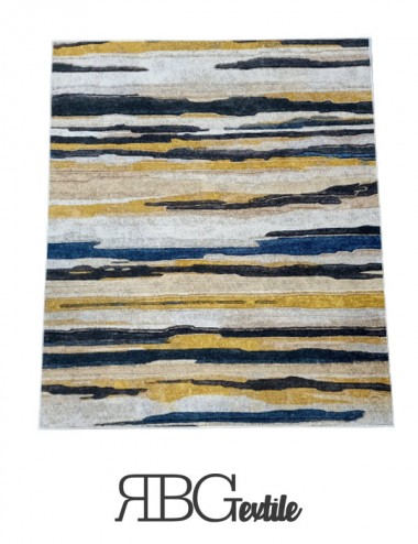 RBG Textile - Tapis Multicolore Antidérapant 2 - Tunisie Textile Meilleur Prix