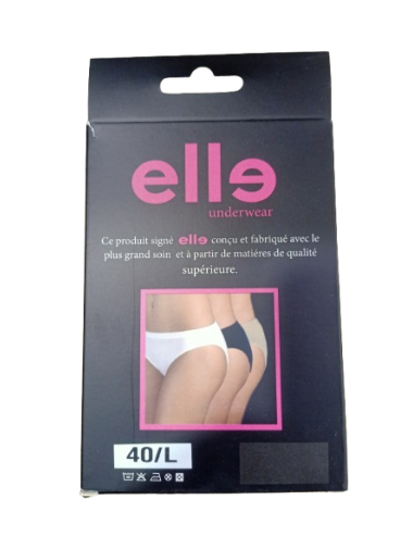 slip femme  elle  coton...