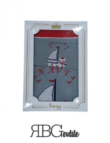 RBG Textile - Parure De Lit Pour Bébé Petit Roi - Tunisie Textile Meilleur Prix