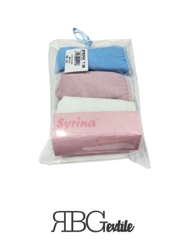 RBG Textile - 3 Slip Femme Uni Syrina Coton - Tunisie Textile Meilleur Prix