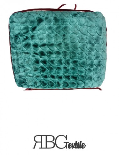 RBG Textile - Couverture 1 place uni & motif 4 KG - Tunisie Textile Meilleur Prix