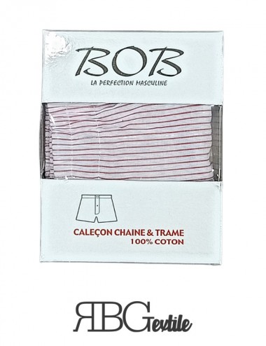 RBG Textile - Caleçon Bob Homme Chaine Trame Coton - Tunisie Textile Meilleur Prix